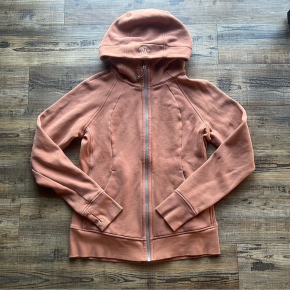 lululemon athletica Tops - Lululemon Womens Desert Sun Full Zip Scuba Hoodie Size 10